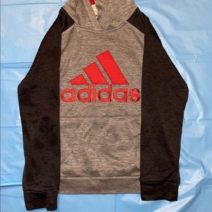 Gray Adidas Hoddie Boys